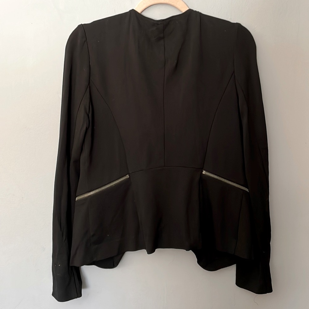 Barney’s New York blazer with zipper detail